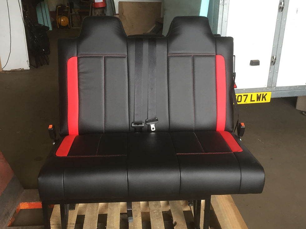 Thumbnail: M1 tested rock and roll bed -Quilted vinyl