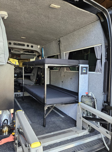 Bunk bed space saver, foldaway van bed jacconversionkits