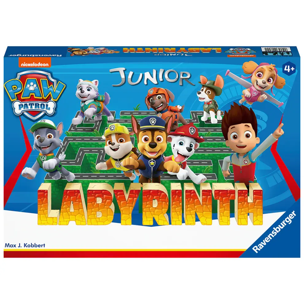 Labyrinth Paw Patrol Junior Ravensburger, joc labirint pentru copii de la 4 ani