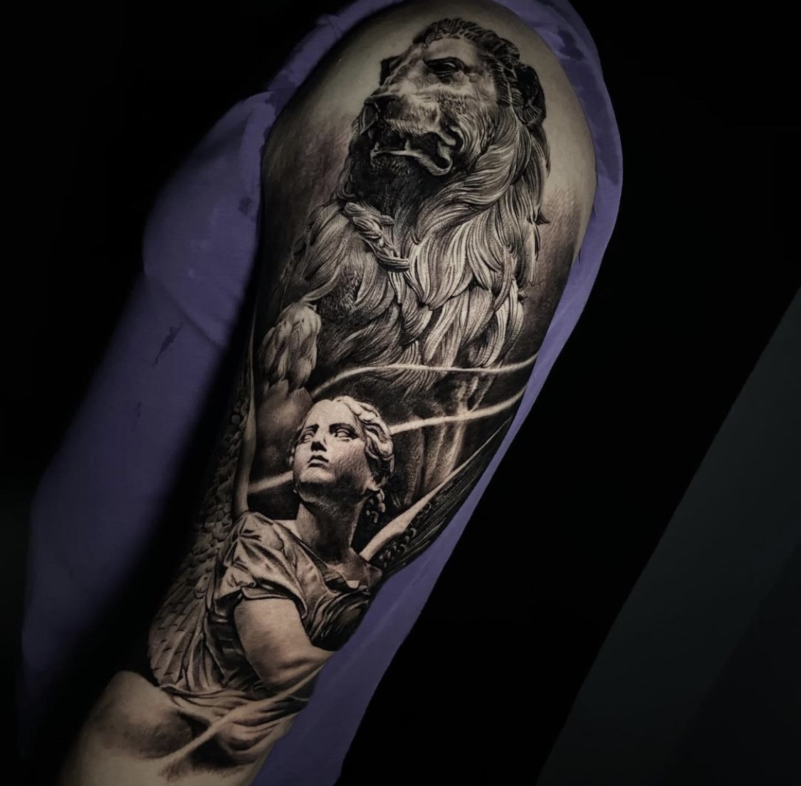 Cesar Morales Fayetteville NC Best Tattoo Artist Black