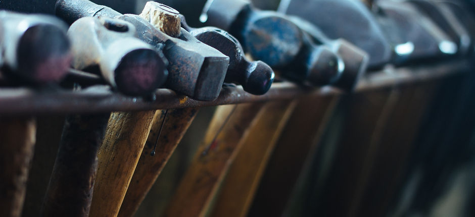 Hammers on Rack