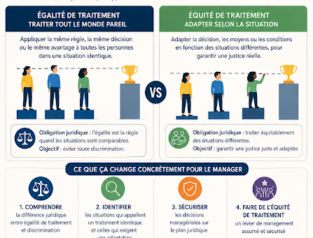 Traiter tout le monde pareil, l'infographie