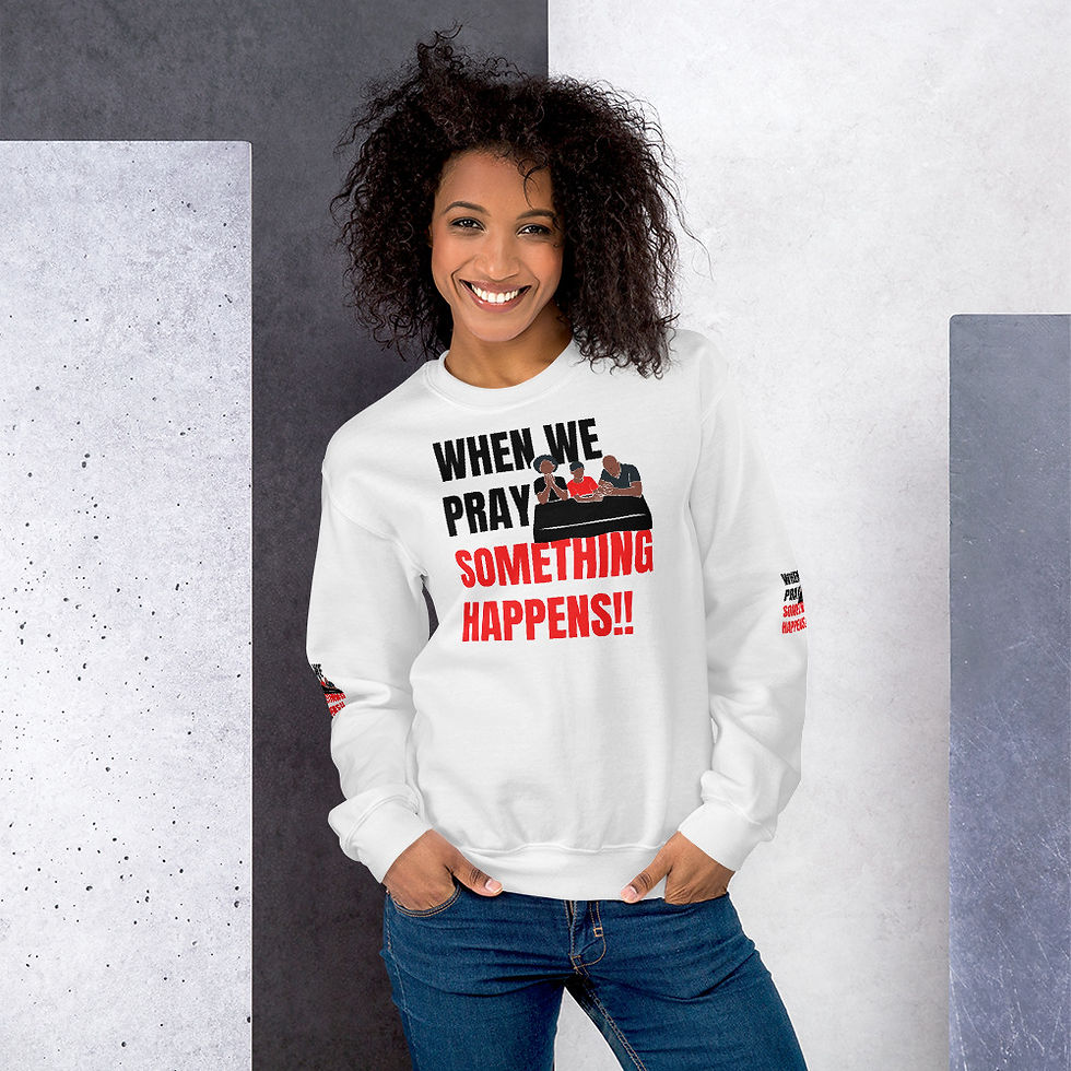 When We Pray, Unisex Sweatshirt