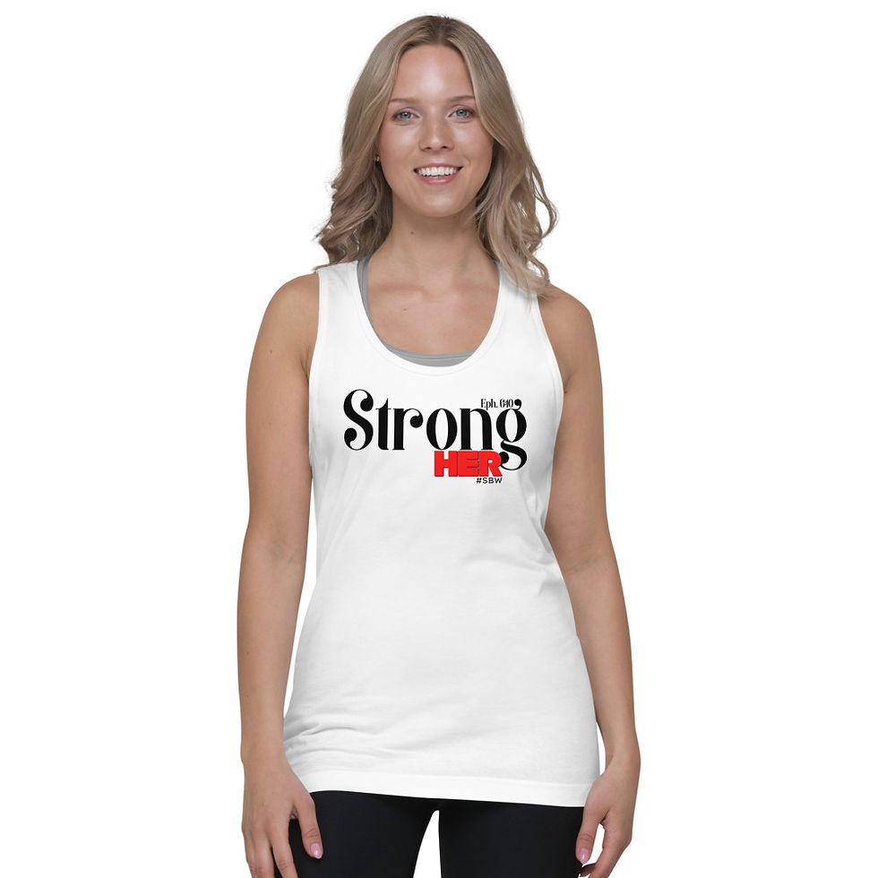 StrongHer tank top (unisex)