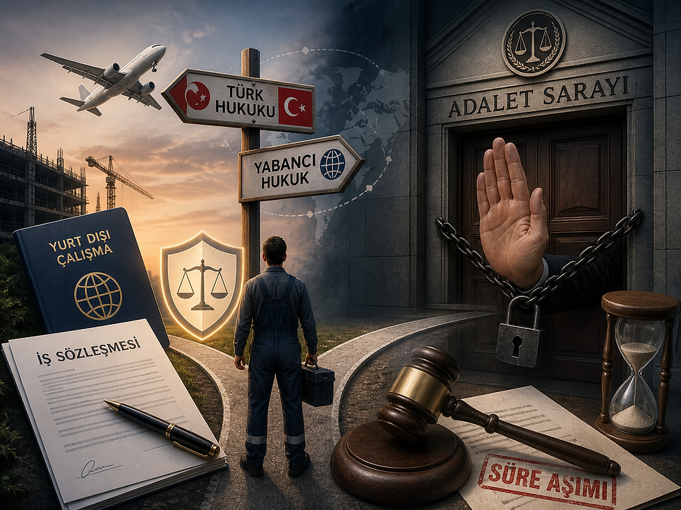İşbu içerik yalnızca genel bilgilendirme amacıyla hazırlanmış olup hukuki danışmanlık niteliği taşımamaktadır. Somut olayların özelliklerine göre farklı hukuki değerlendirmeler söz konusu olabileceğinden, uygulamaya ilişkin süreçlerde profesyonel hukuki destek alınması tavsiye edilmektedir.