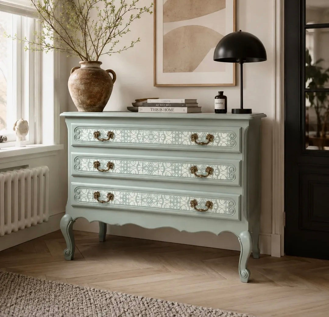 Unieke Brocante Commode – Handgeschilderd & Vintage ladekast
