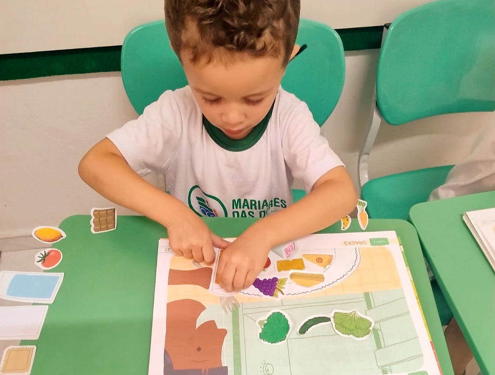 English class at Maria das Dores Early Childhood Education School