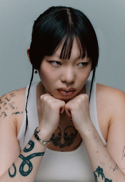Stock image of lady looking annoyed
