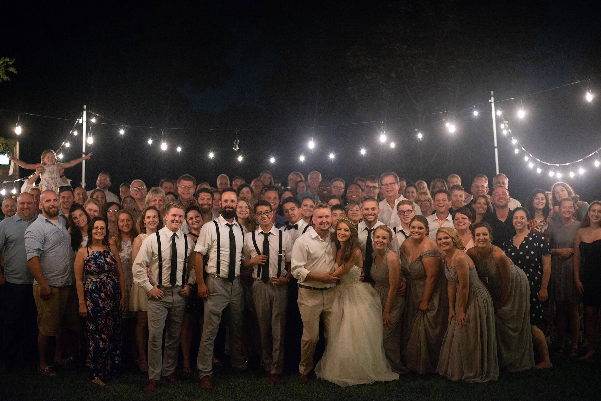 Wedding Reception Group Photo