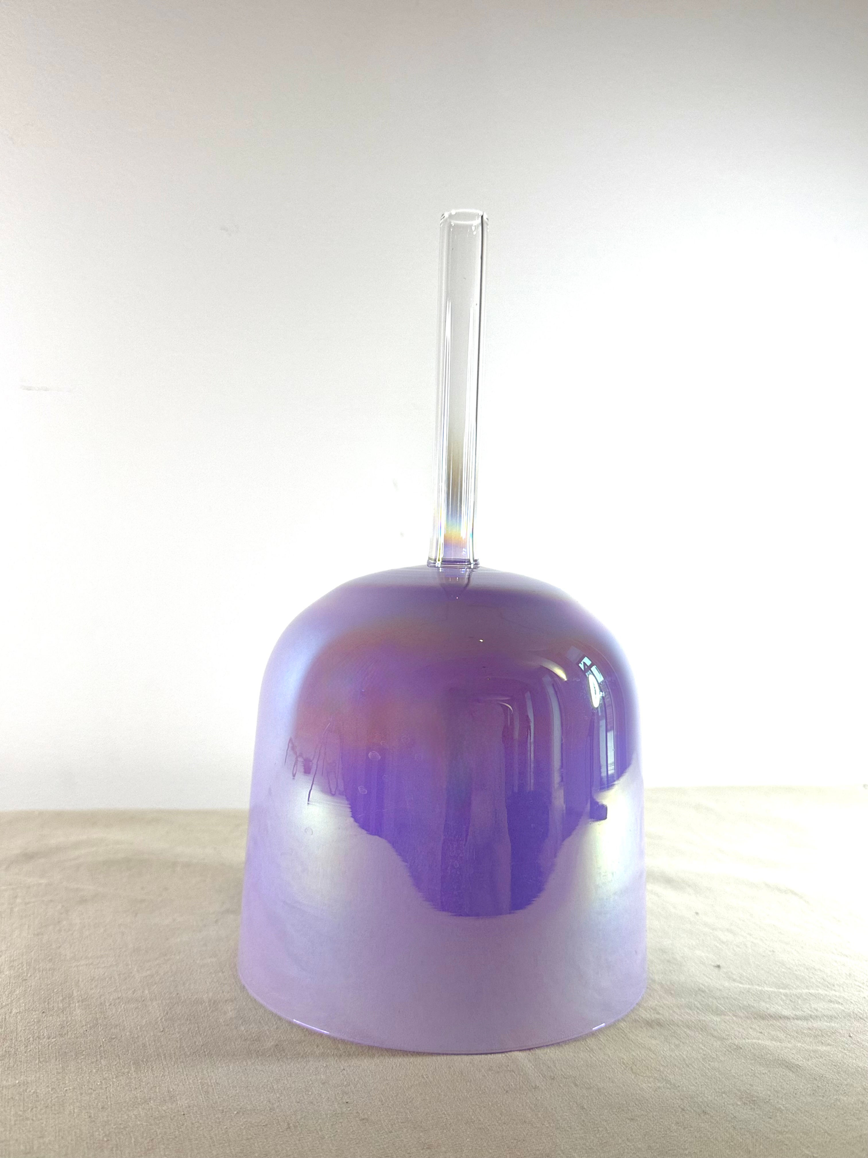 SOLD OUT. I AM Lavender Grace - Crystal Singing Bowl Chalice and mallet