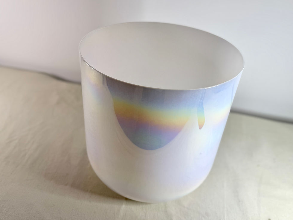 I AM The Pearl - Crystal Singing Bowl plus bag and mallet