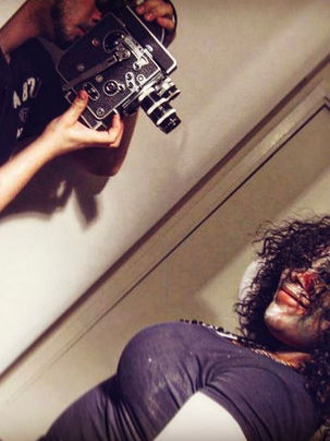 on set with the Bowlex H16 16mm