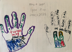 Children Artwork during Art Therapy Session