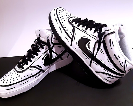 Nike Court Vision Mid Custom Shoes