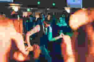 Guest dancing at a wedding