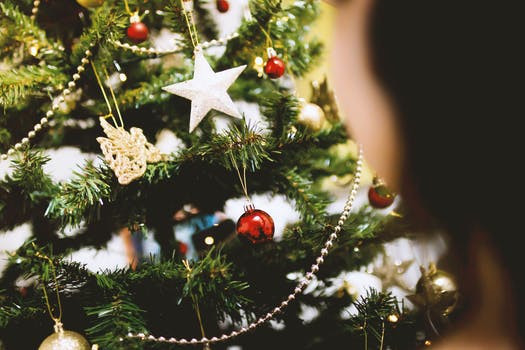 Christmas tree with decorations