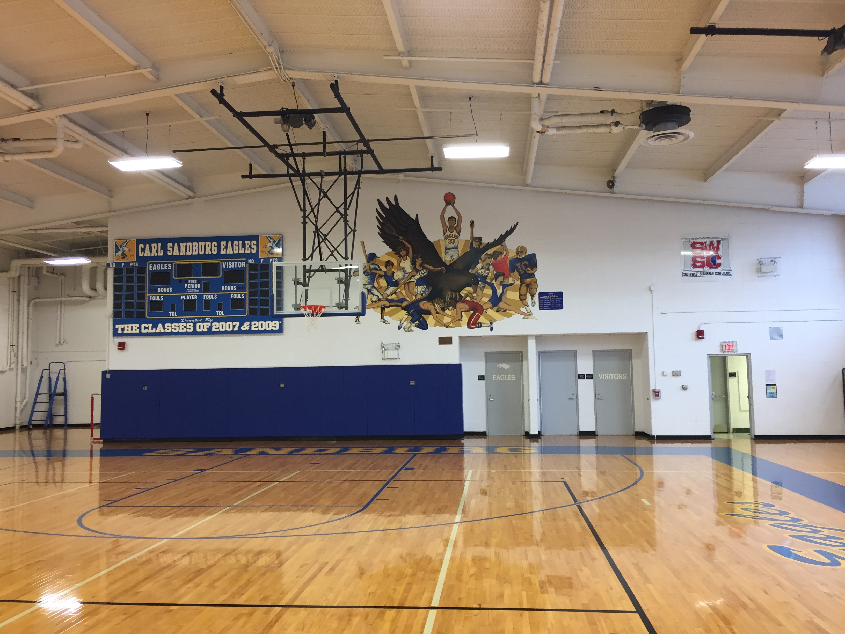 Image result for carl sandburg high school gold gym