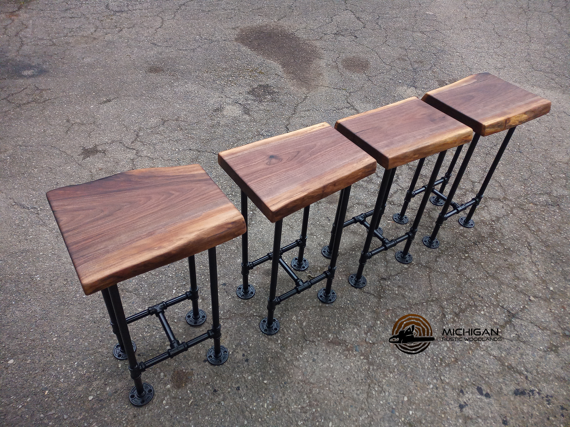 Black Walnut Bar Stools