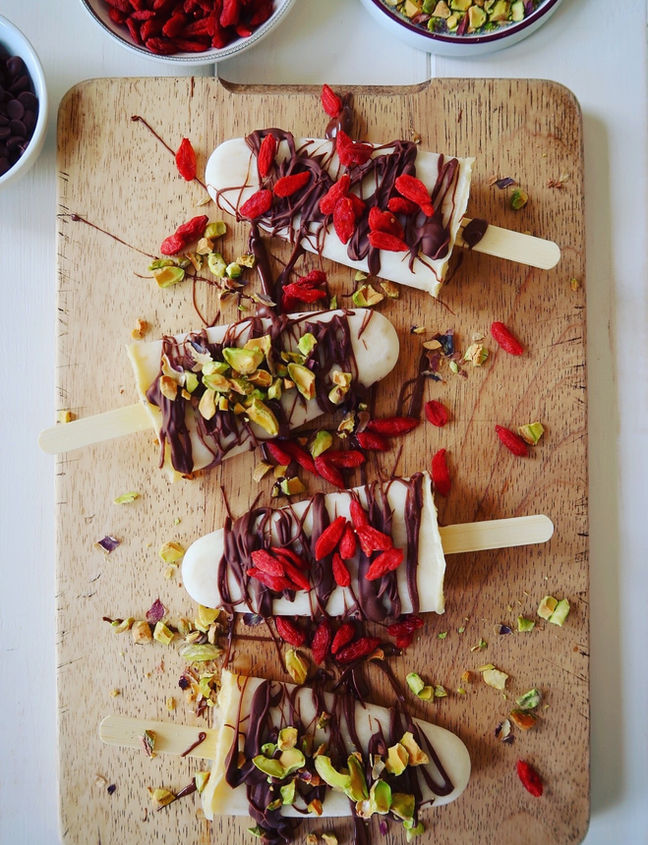 Banana & Yogurt Ice Lollies