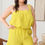 Thumbnail: Plus Size Textured Top Elastic Waist Short Sets