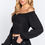 Thumbnail: Off Shoulder Smocking Woven Top         