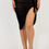 Thumbnail: Sexy Sheer Mesh Drawstring Ruched Skirt