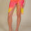Thumbnail: Sexy Sheer Mesh Drawstring Ruched Skirt