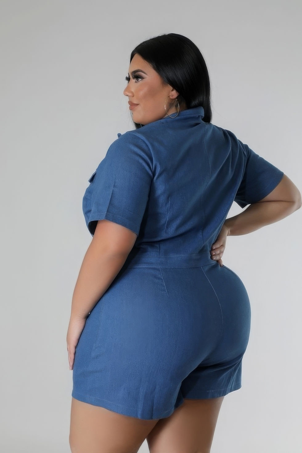 Thumbnail: Semi-stretch Romper