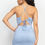 Thumbnail: Halter Seamless Cut-out Dress - Baby Blue