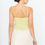 Thumbnail: Light Green U-ring Detail Strappy Sleeveless Top