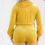 Thumbnail: Plus Size Velour Crop Zip Up Hoodie And Shorts Set