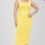 Thumbnail: Plus Size Square Neck Ruched Bodycon Midi Dress