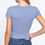 Thumbnail: Short Sleeve V-neck Crop Top