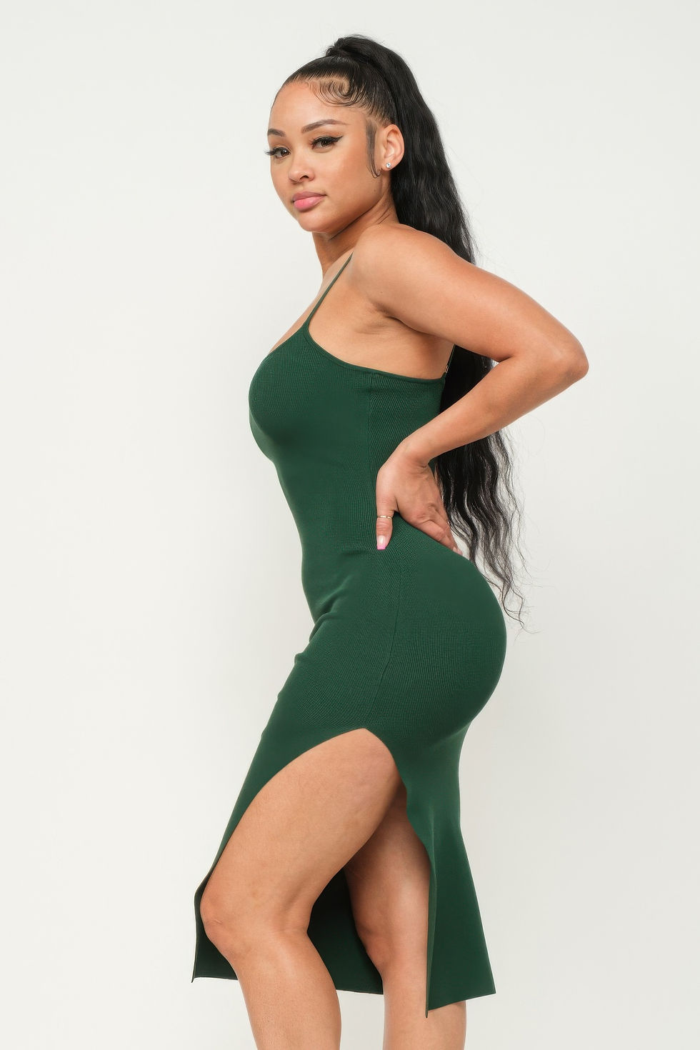 Thumbnail: Side Slit Cami Dress