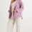 Thumbnail: Plus Two Pocket Open Front Soft To Touch Hooded Cardigan Jacket