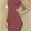 Thumbnail: Ribbed Mermaid Hem Camisole Maxi Dress