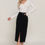Thumbnail: Front Open Slit Corduroy Midi Skirt        