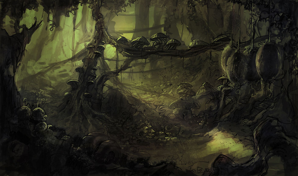 Fantasy Forest-Film visual development