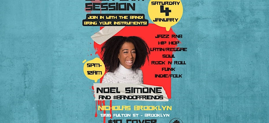 Open Jam Session Noel Simone with Band Of Friends
