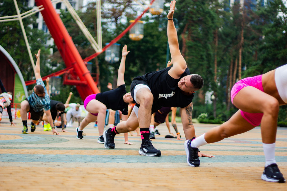 Warm-Up in Kharkiv's Central Park