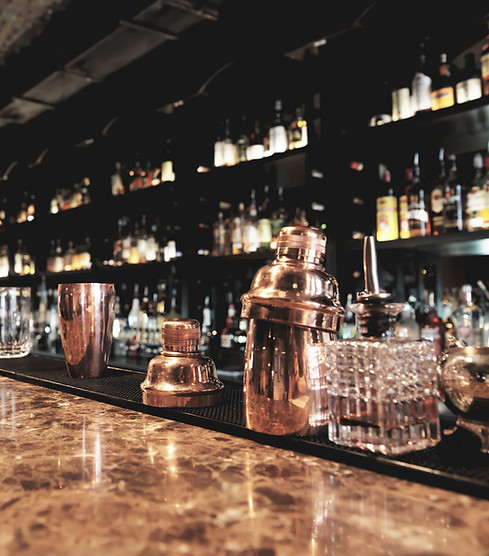 A perfectly stylized bar for a magical evening