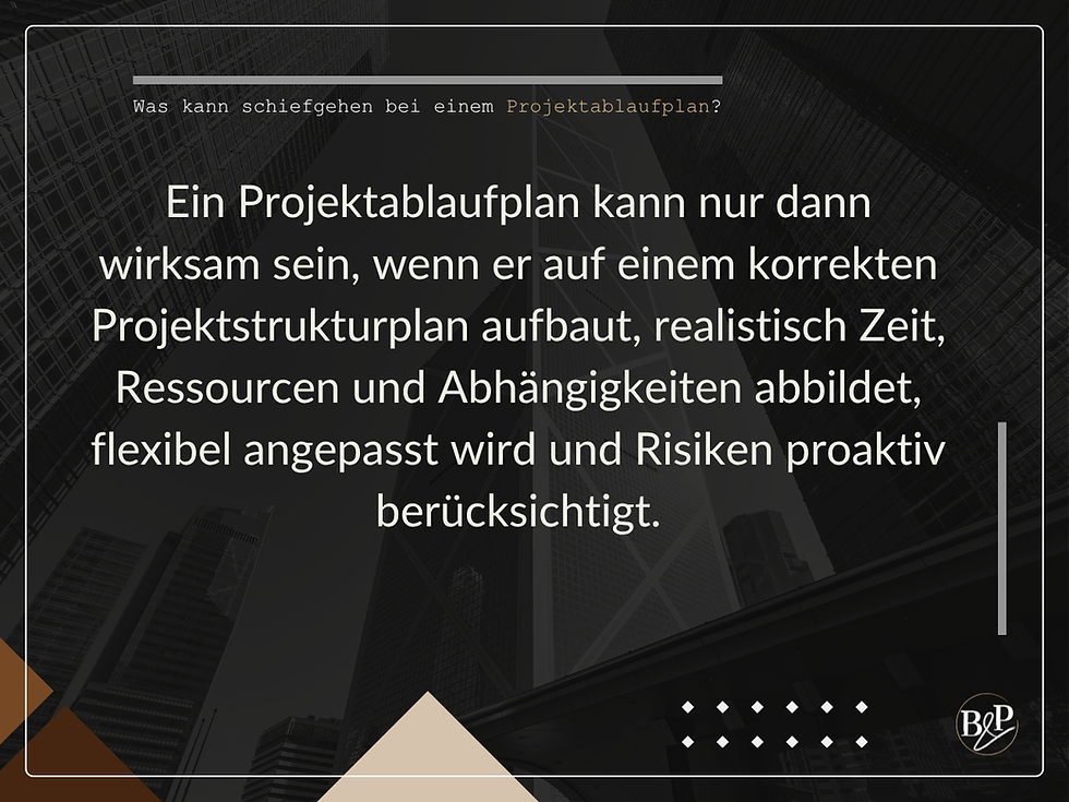 Projektablaufplan