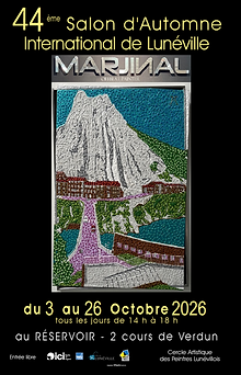 44 eme SALON D'AUTOMNE INTERNATIONAL DE LUNEVILLE EXPOSITION MARJINAL OFFBEAT PAINTER