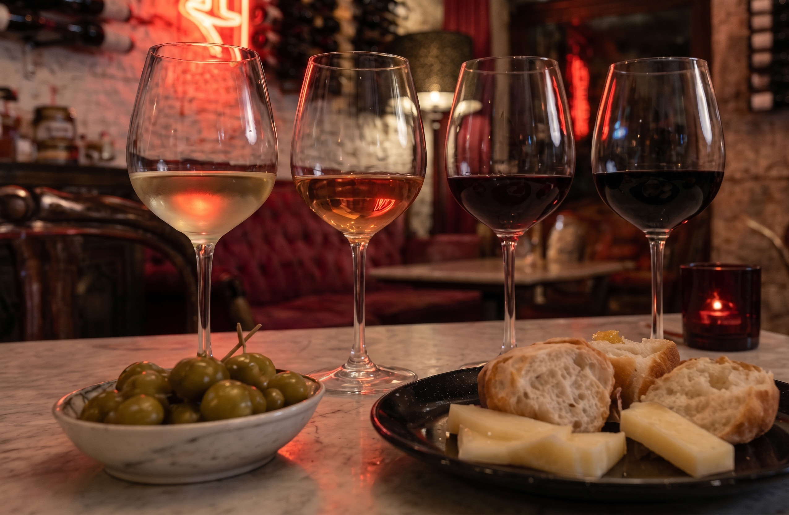 Cata de vinos y quesos en Muñeca Brava Madrid
