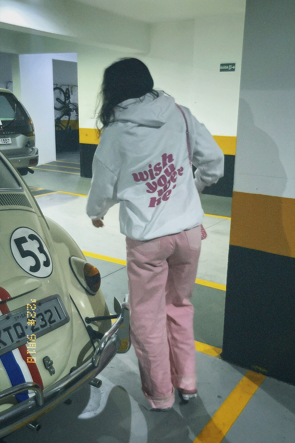 Miniatura: Hoodie wish pink