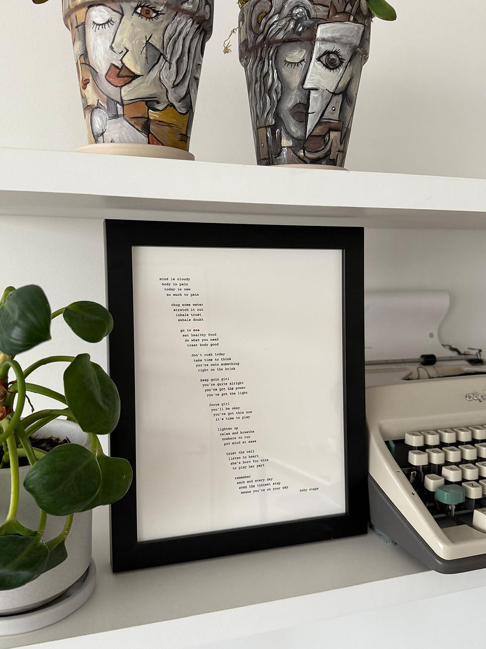 Thumbnail: Baby Steps – Framed Poetry