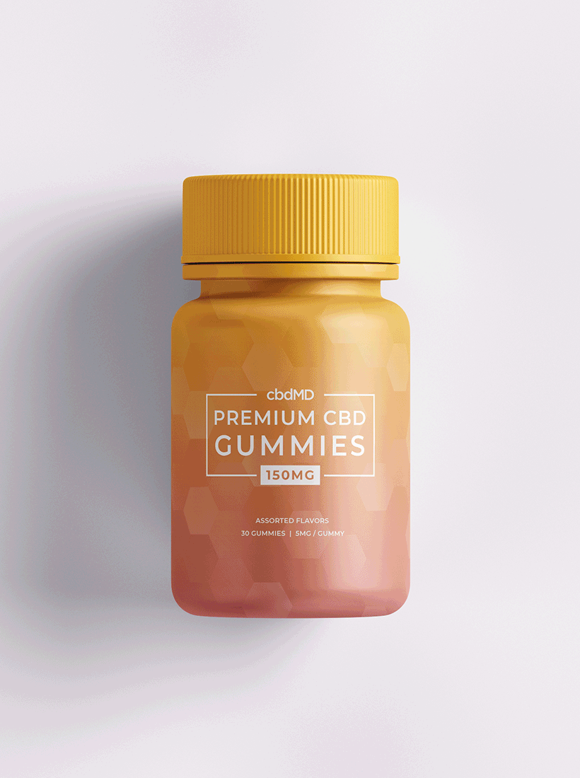 CBD gummies package design