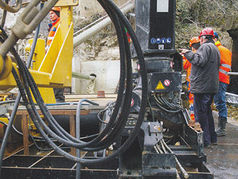 Forage dirigé HDD "Rivaz centrale Forestay"