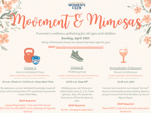 Movement & Mimosas: A Morning of Wellness, Fellowship, and Fun