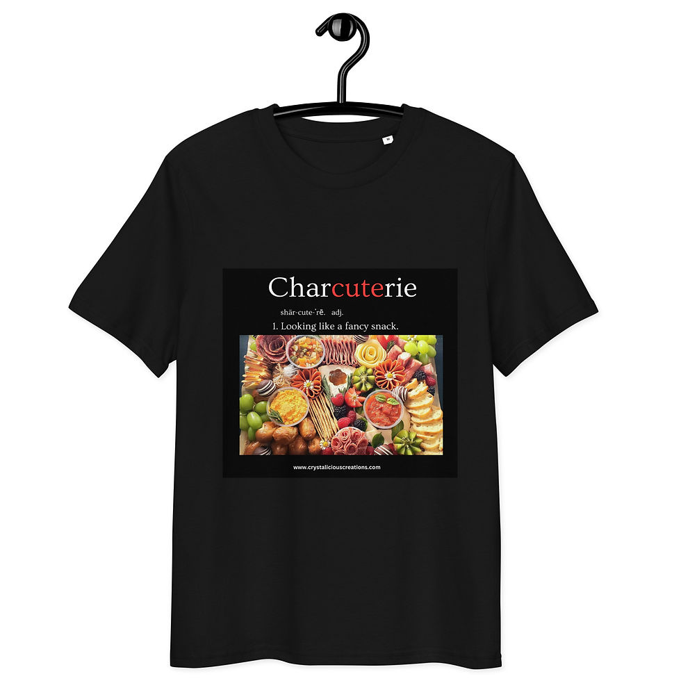 Thumbnail: Charcuterie Looking like a fancy snack Unisex organic cotton t-shirt 